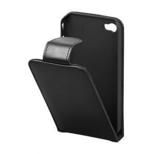 Goobay Leathercase for iPhone 4 & 4S Black