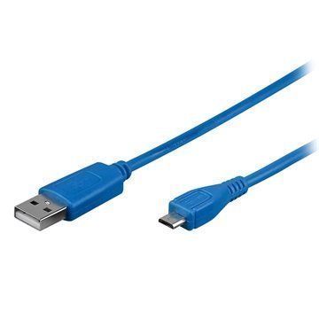 Goobay USB 2.0 / MicroUSB Kaapeli Sininen