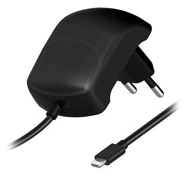 Goobay Universaali MicroUSB Matkalaturi Musta