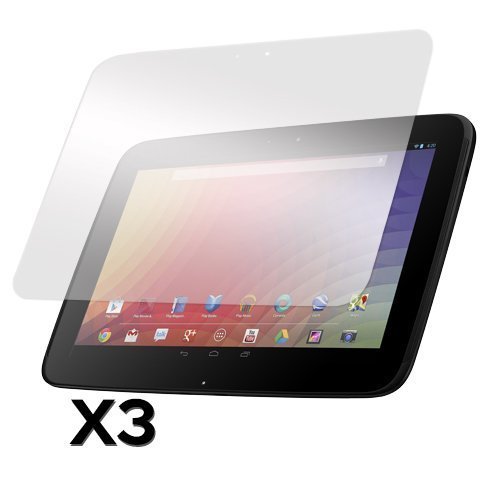 Google Nexus 10 Näytön Suojakalvo 3 Kpl
