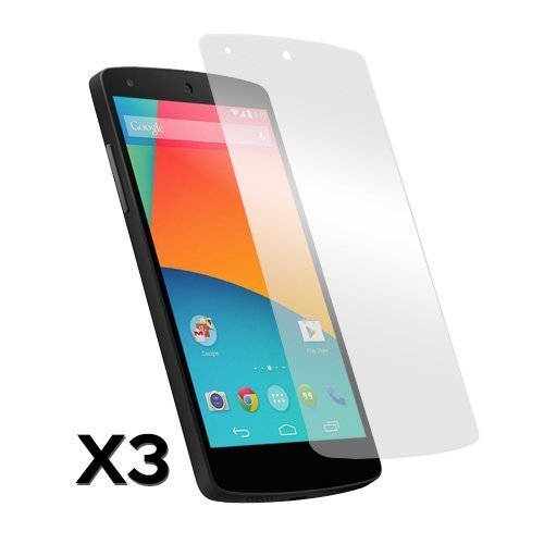 Google Nexus 5 Näytön Suojakalvo 3 Kpl