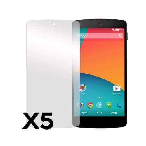 Google Nexus 5 Näytön Suojakalvo 5 Kpl