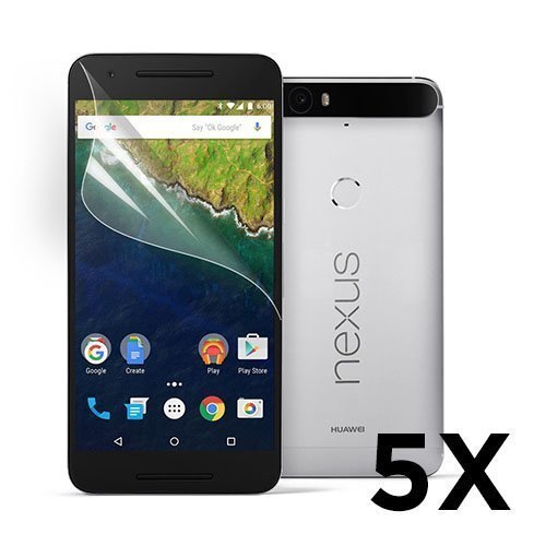 Google Nexus 6p Näytön Suojakalvo. 5 Kpl.