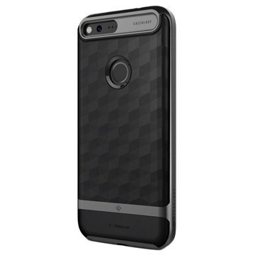 Google Pixel Caseology Parallax Hybridi Suojakuori Musta