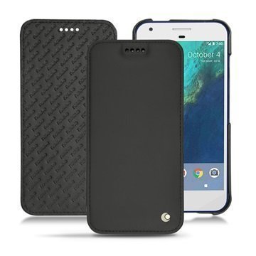 Google Pixel Noreve Tradition D Flip Leather Case Black