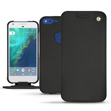 Google Pixel Noreve Tradition Flip Case Musta