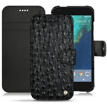 Google Pixel XL Noreve Tradition B Wallet Case Autruche Black