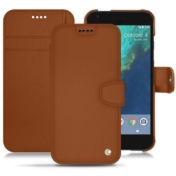 Google Pixel XL Noreve Tradition B Wallet Case Ruskea