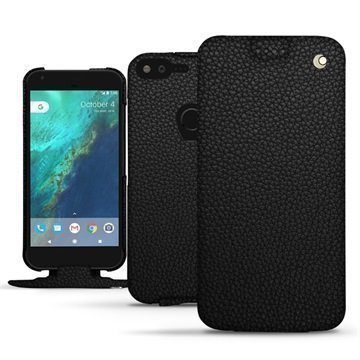 Google Pixel XL Noreve Tradition Flip Case Eebenpuunmusta