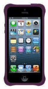 Griffin Survivor Clear iPhone 5/5S Lila/Läpinäkyvä