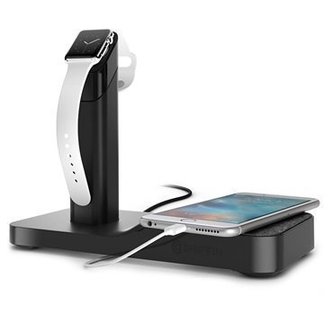 Griffin WatchStand Latausasema Apple Watch iPhone iPad Musta