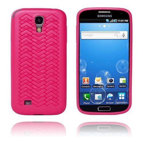 Grip Kuuma Pinkki Samsung Galaxy S4 Suojakuori