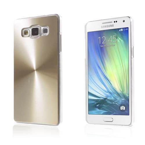 Grooves Samsung Galaxy A5 Nahkakotelo Korttitaskuilla Kullankeltainen