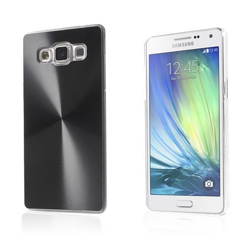 Grooves Samsung Galaxy A5 Nahkakotelo Korttitaskuilla Musta