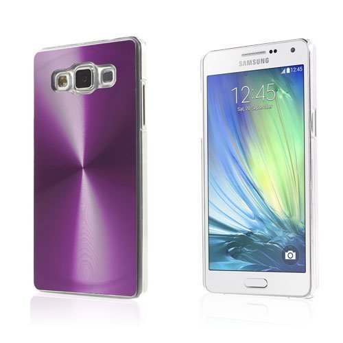 Grooves Samsung Galaxy A5 Nahkakotelo Korttitaskuilla Violetti