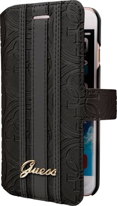 Guess Heritage Booktype Case iPhone 6/6S Black