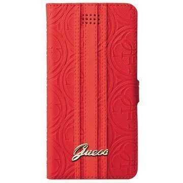 Guess Heritage Universal Wallet Case L Red