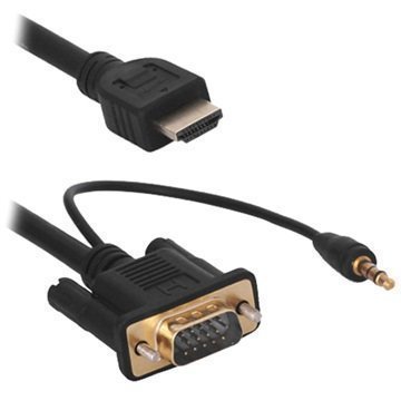 HDMI-VGA-adapteri 3.5mm:n Audioliittimellä