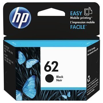 HP 62 Mustepatruuna Officejet 5740 Envy 5640 Envy 7640 Musta