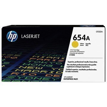 HP 654A Toner CF332A Keltainen