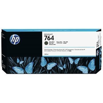 HP 764 Mustepatruuna C1Q16A Matta Musta