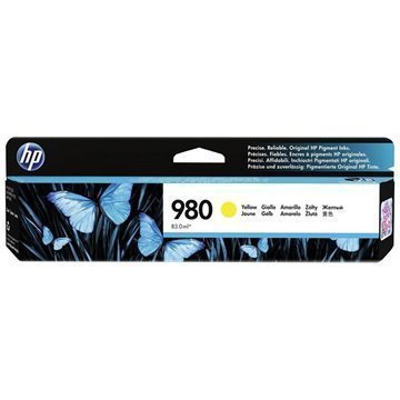 HP 980 Mustepatruuna D8J09A Keltainen