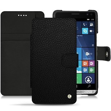 HP Elite X3 Noreve Tradition B Wallet Case Eebenpuunmusta