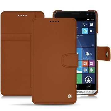 HP Elite X3 Noreve Tradition B Wallet Case Ruskea