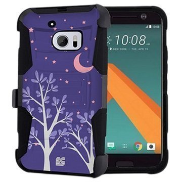 HTC 10 Beyond Cell Armor Combo Suojakuori Purple Night