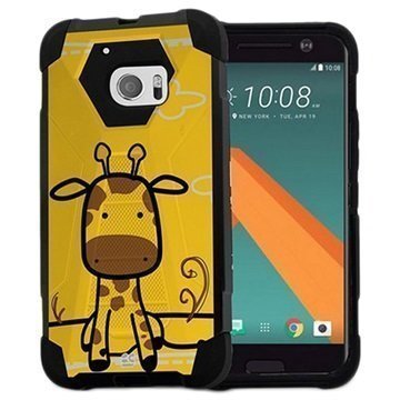 HTC 10 Beyond Cell Hyber V2 Shell Case Giraffe