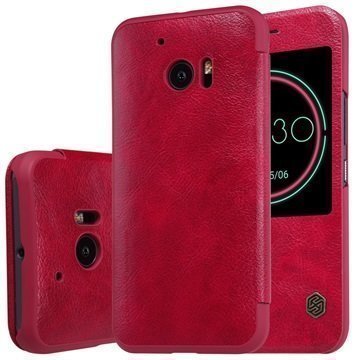HTC 10 Nillkin Qin Smart Läppäkotelo Punainen