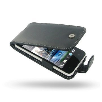 HTC Desire 300 PDair Leather Case 3BHTS3F41 Musta