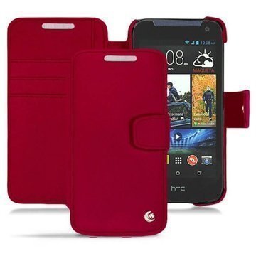 HTC Desire 310 Noreve Tradition B Wallet Leather Case Red