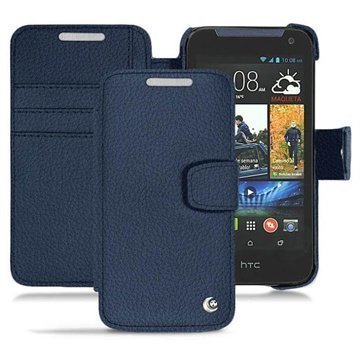 HTC Desire 310 Noreve Tradition B Wallet Nahkakotelo Indigonsininen