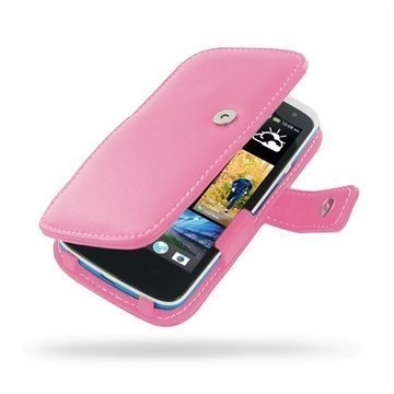 HTC Desire 500 PDair Leather Case 3JHTS5B41 Vaaleanpunainen