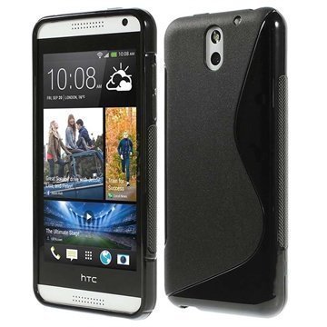 HTC Desire 610 S-Curve TPU-Kotelo Musta