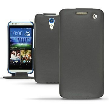 HTC Desire 620 Dual Sim Noreve Tradition Flip Leather Case PerpÃ©tuelle Musta