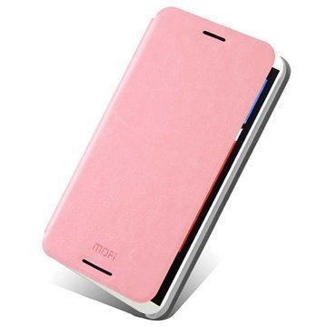 HTC Desire 816 Mofi Rui Series Läpällinen Nahkakotelo Pinkki