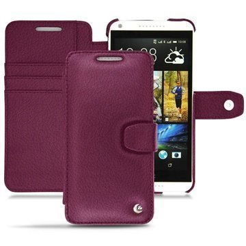 HTC Desire 816 Noreve Tradition B Wallet Leather Case Lie de vin