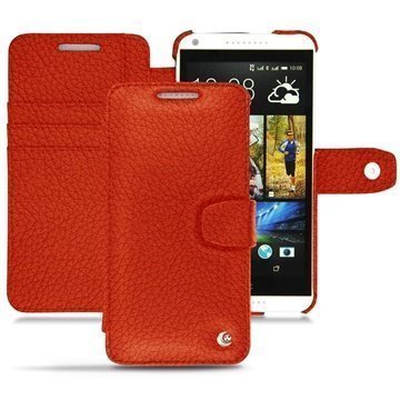 HTC Desire 816 Noreve Tradition B Wallet Leather Case Papaye