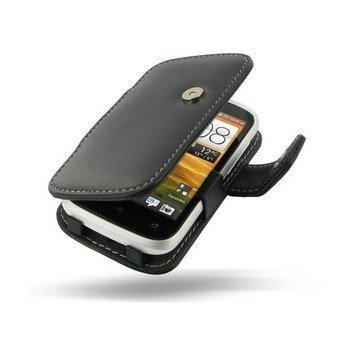 HTC Desire C PDair Leather Case 3BHTDCB41 Musta