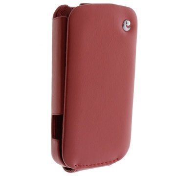 HTC Desire C Tradition Flip Leather Case Red