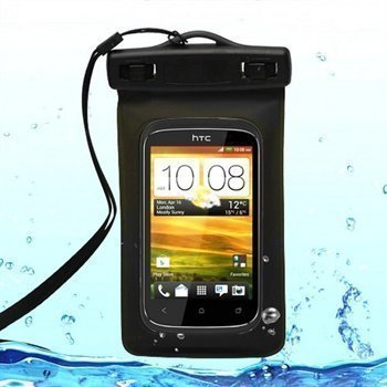 HTC Desire C Vesitiivis Käsivarsikotelo Musta