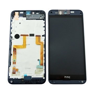 HTC Desire Eye Etukuori & LCD Näyttö Valkoinen / Sininen