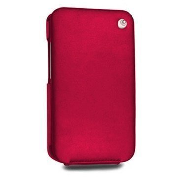 HTC Desire HD Noreve Tradition Flip Leather Case Red