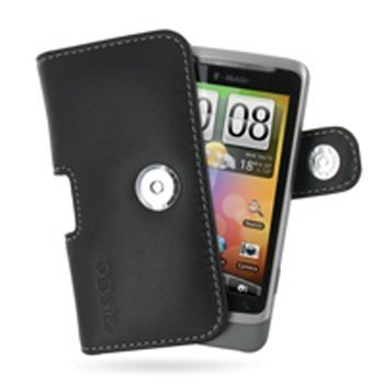 HTC Desire Z PDair Leather Case 3BHTEZP01 Musta