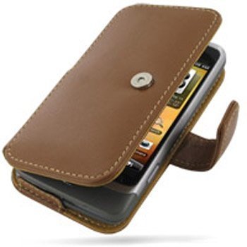 HTC Desire Z PDair Leather Case 3THTEZB41 Ruskea