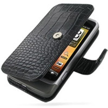 HTC Desire Z PDair Leather Case GBHTEZB41 Musta