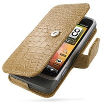 HTC Desire Z PDair Leather Case GTHTEZB41 Ruskea