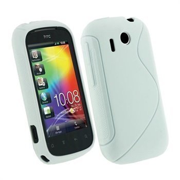 HTC Explorer iGadgitz Dual Tone TPU Cover White